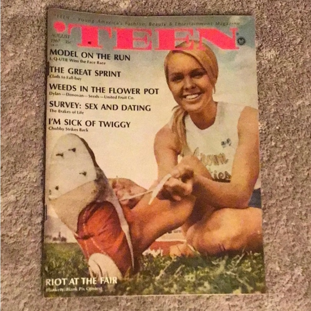August, 1967 Teen Magazine